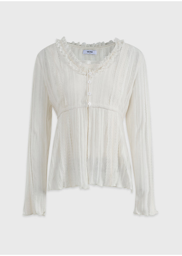 Lillian Lace Cardigan-Sleeveless Setup