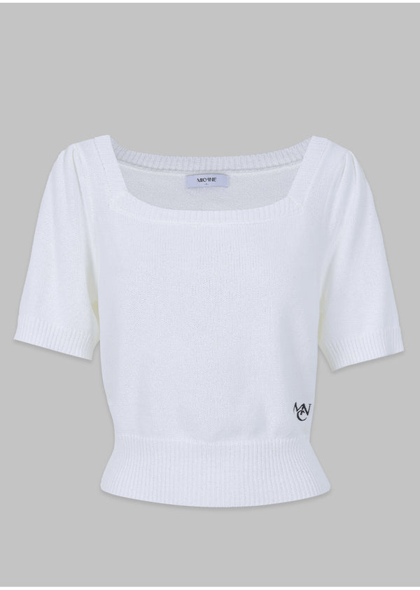 Lilt square neck knit
