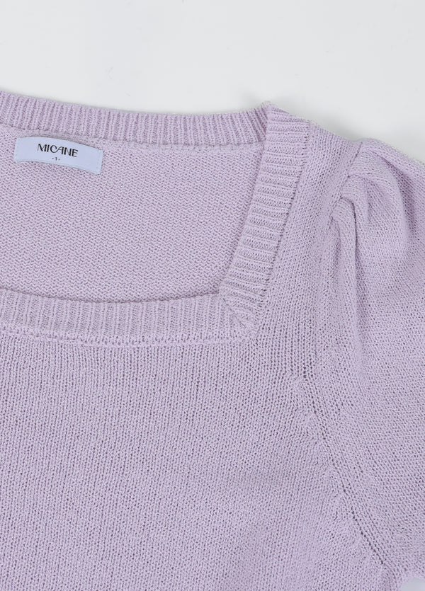 Lilt square neck knit