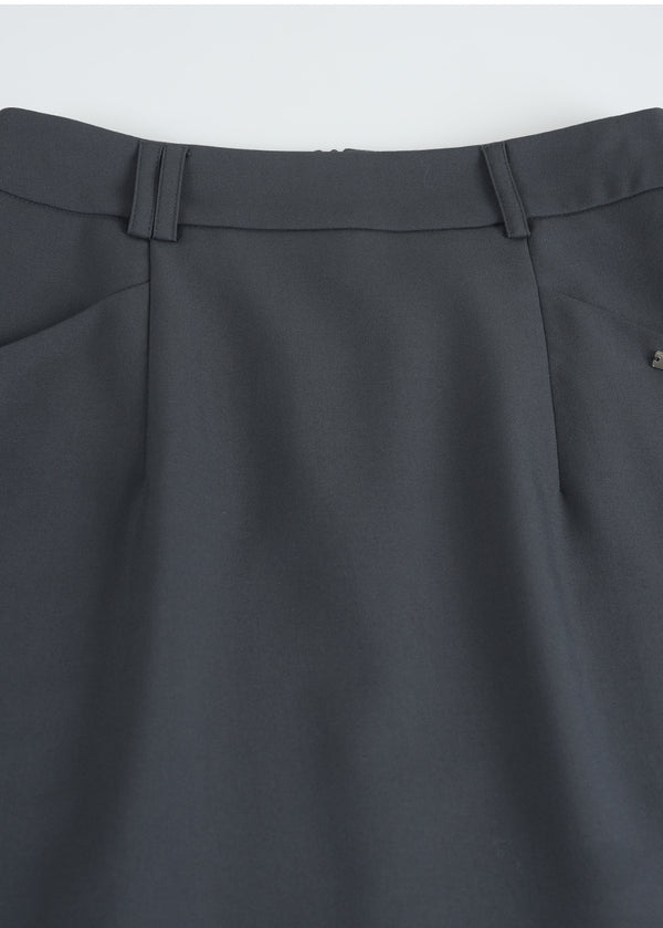 Livia Lace Trimming Midi Skirt