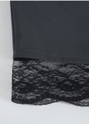 Livia Lace Trimming Midi Skirt