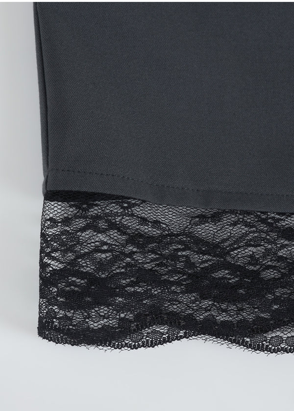 Livia Lace Trimming Midi Skirt