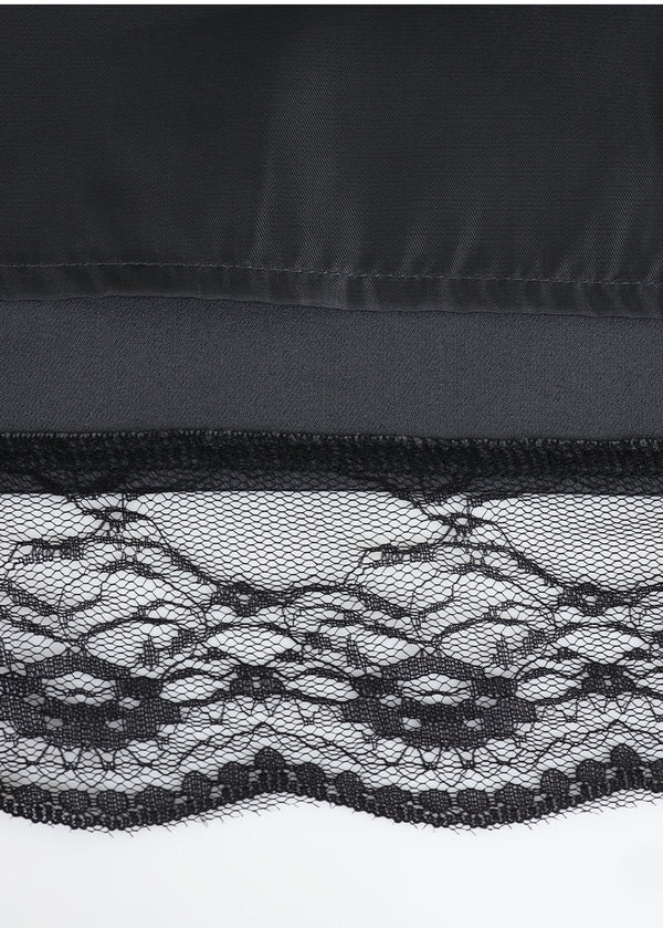 Livia Lace Trimming Midi Skirt