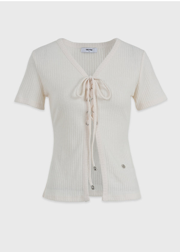 Luculent Eyelet Cardigan