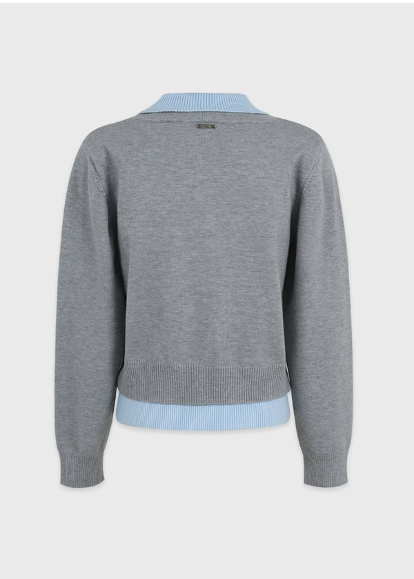 Luella Layered Collar Knit