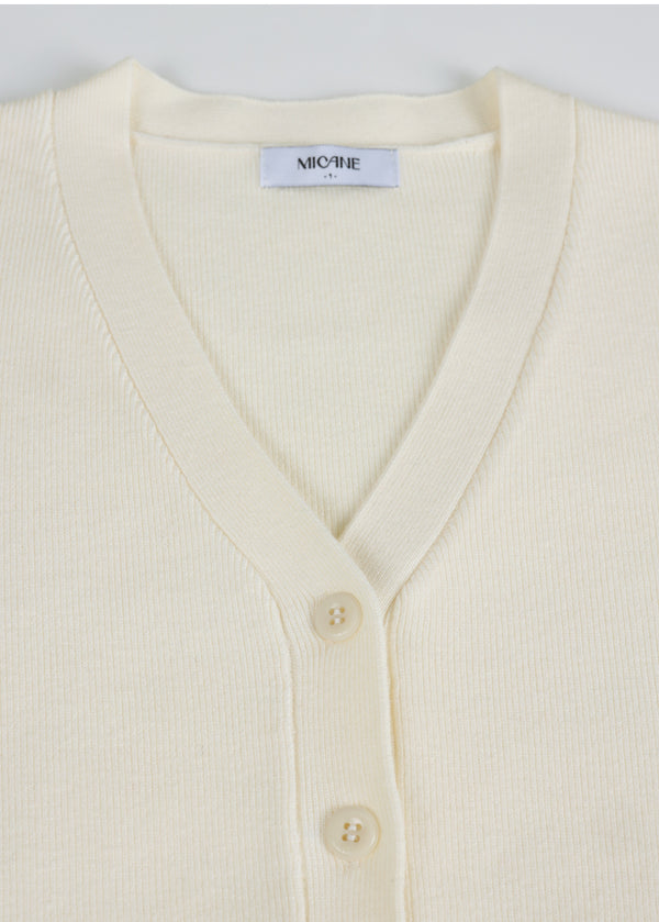 Lume V-Neck Basic Cardigan