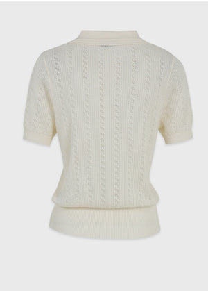 Lyverelle Crochet Collar Cardigan