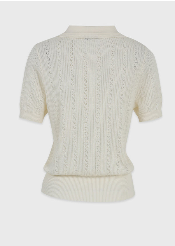 Lyverelle Crochet Collar Cardigan