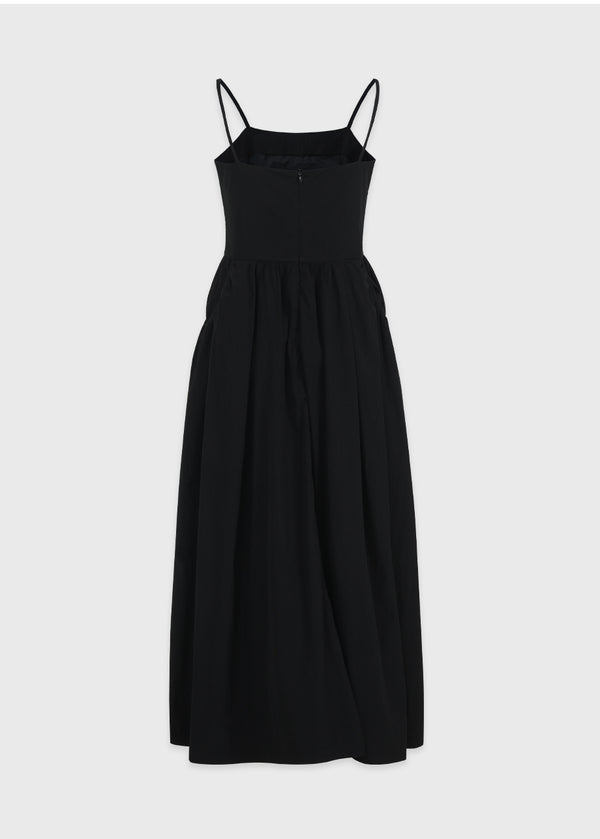 Mandy Shirring Dress-Cardigan Setup