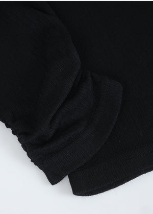 Mandy Shirring Dress-Cardigan Setup