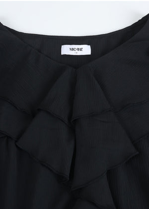 Mariposa Linkle Ruffle Blouse