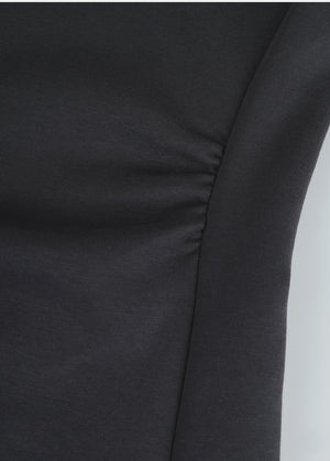 Meli Shirring Slit Tee