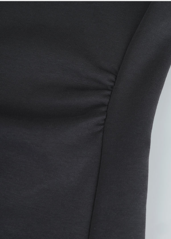 Meli Shirring Slit Tee