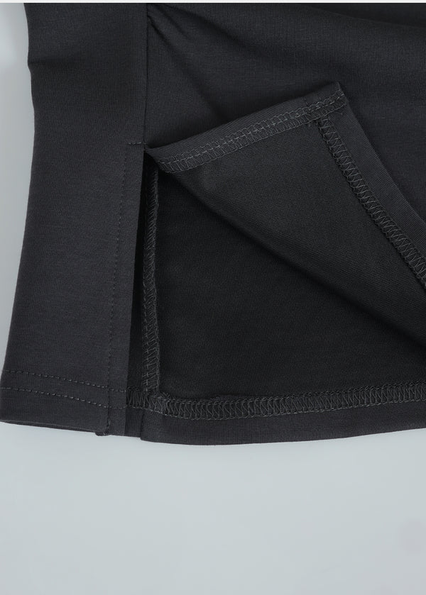 Meli Shirring Slit Tee