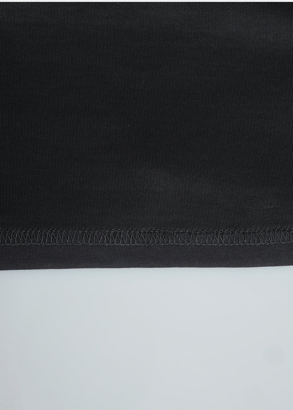 Meli Shirring Slit Tee