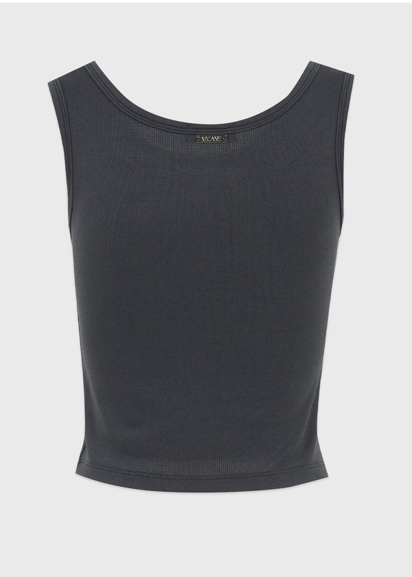 Mena Sleeveless-Fold Skirt Setup