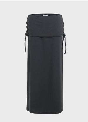 Mena Sleeveless-Fold Skirt Setup