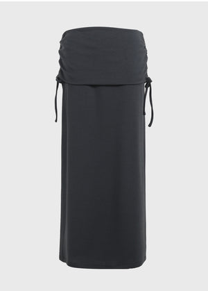 Mena Sleeveless-Fold Skirt Setup