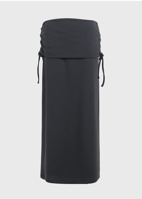 Mena Sleeveless-Fold Skirt Setup