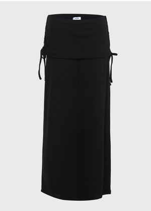 Mena Sleeveless-Fold Skirt Setup