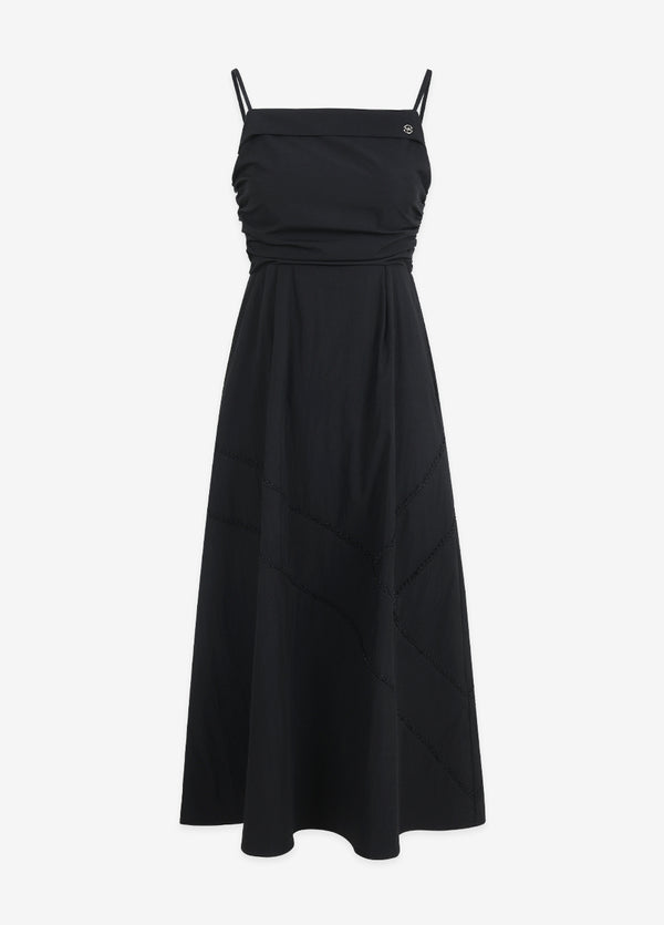 Mesmerize Bustier Shirring Lace Dress