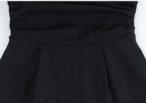 Mesmerize Bustier Shirring Lace Dress