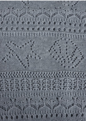 Milky Shell Crochet Cardigan