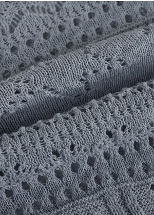 Milky Shell Crochet Cardigan