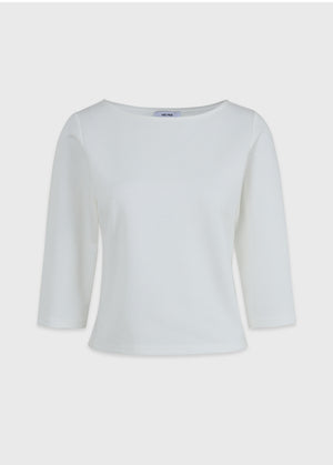 Miva Boatneck Quarter Sleeve Tee
