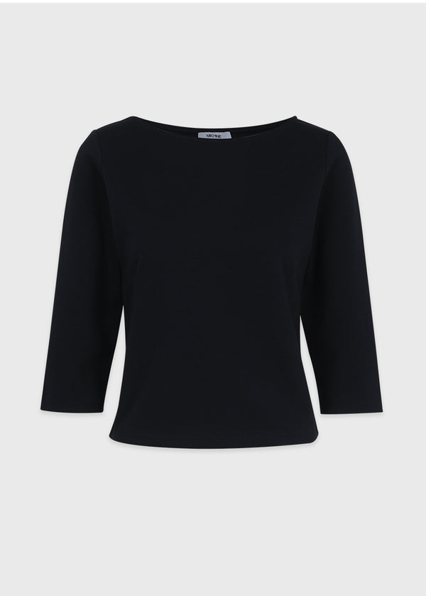 Miva Boatneck Quarter Sleeve Tee