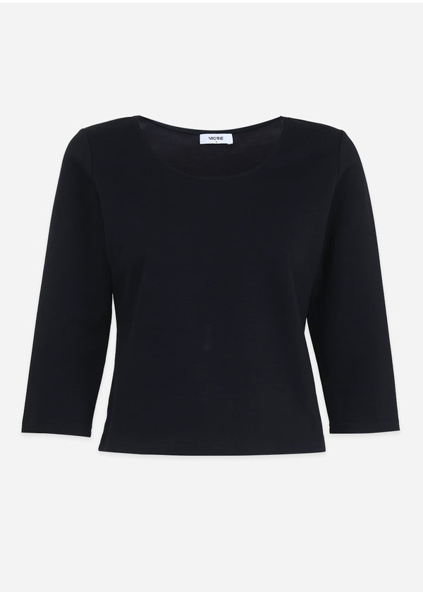 Miva U-neck Quarter Sleeve Tee