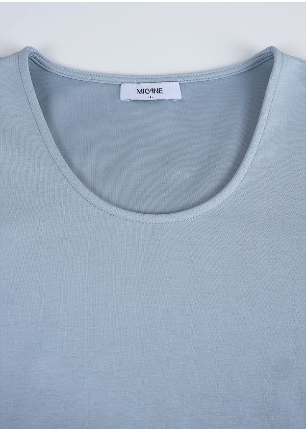 Miva U-neck Quarter Sleeve Tee