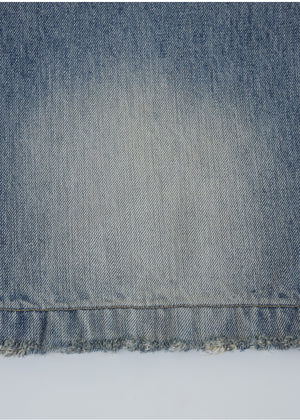 Molly Scratch Wide Denim Pants