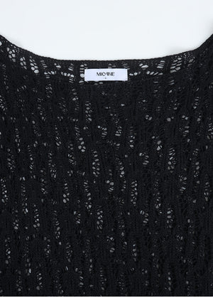 Nana Over Fit Netting Knit-Strap Setup