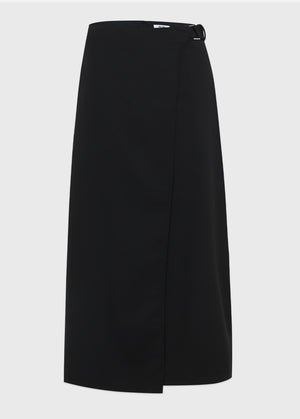 Noemi Bizo Wrap Long Skirt