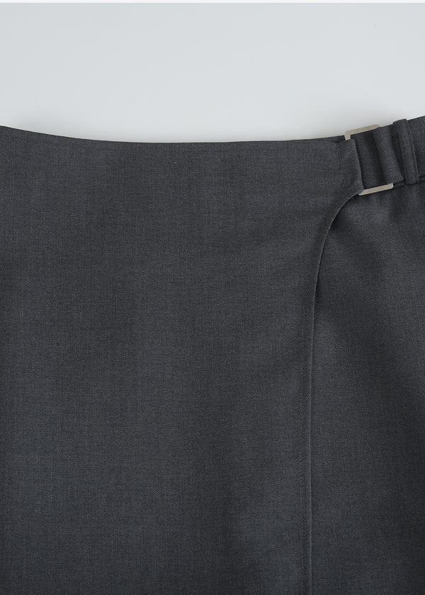 Noemi Bizo Wrap Long Skirt