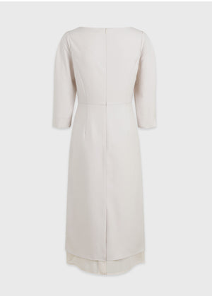 Noen Boatneck Layered Dress