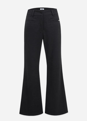 Nour Low Rise Semi Flare Slacks