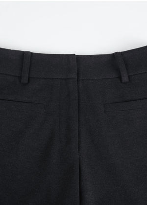 Nour Low Rise Semi Flare Slacks