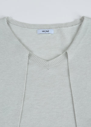 Nox Tie-V-Neck Knit