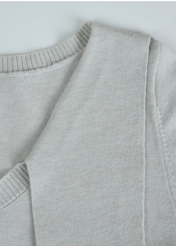 Nox Tie-V-Neck Knit