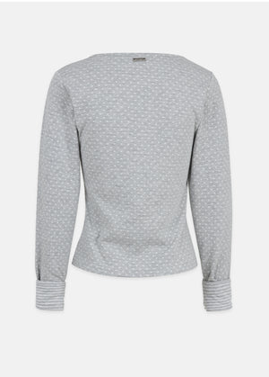 Paula Dot-Stripe Coloring Tee