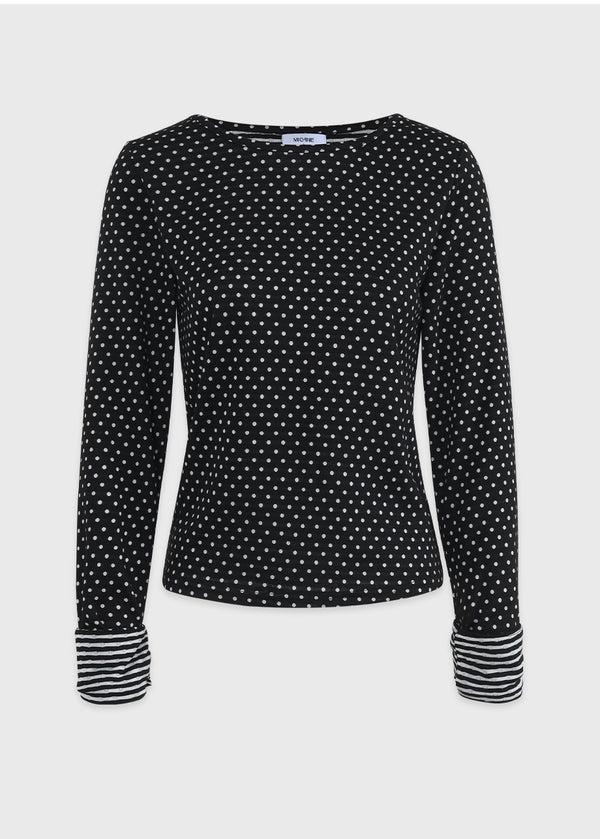 Paula Dot-Stripe Coloring Tee