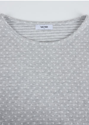 Paula Dot-Stripe Coloring Tee