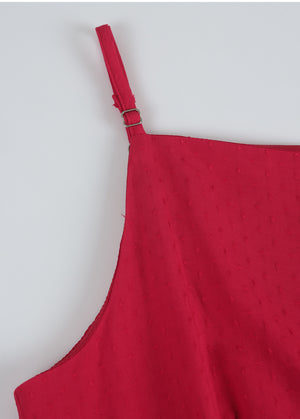 Philomena Dot Sleeveless Long Dress