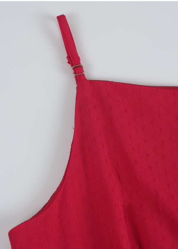 Philomena Dot Sleeveless Long Dress