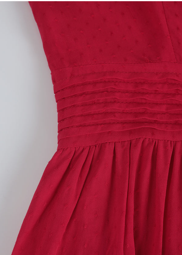 Philomena Dot Sleeveless Long Dress