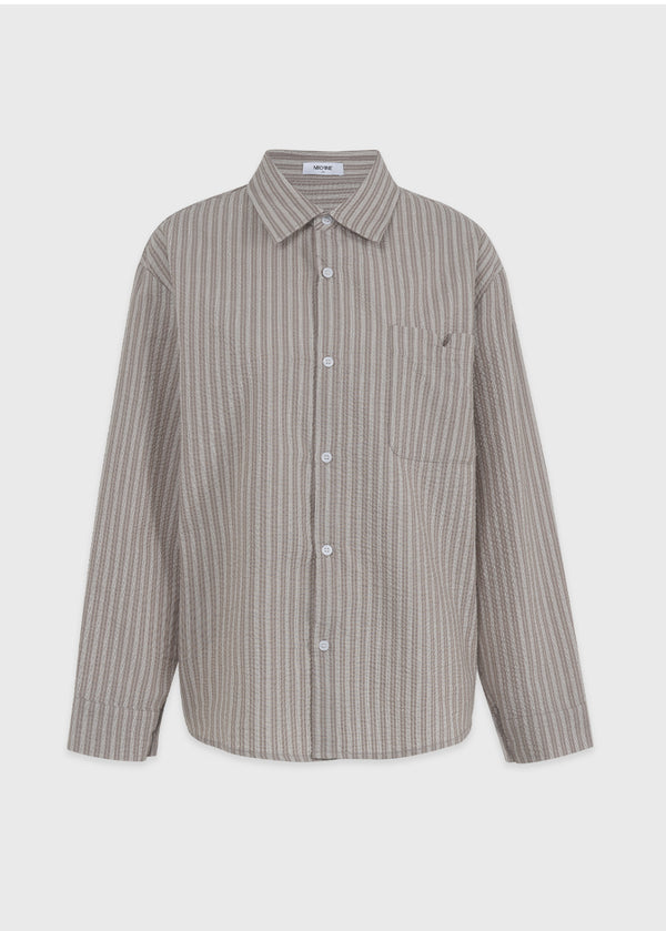 Phlia Stripe Overfit Shirt