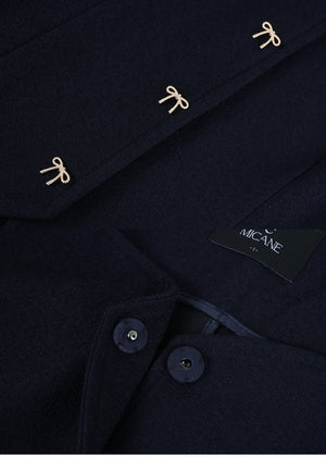 Poppy Ribbon Point Tweed Jaket