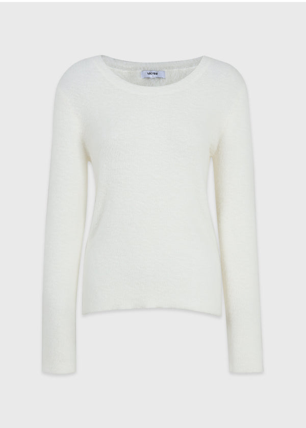 Powdery U-neck Knit